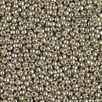 Miyuki 11/0 Seed Beads - 11-4221 - Duracoat Galvanized Light Pewter