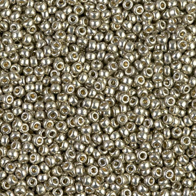 Miyuki 11/0 Seed Beads - 11-4221 - Duracoat Galvanized Light Pewter