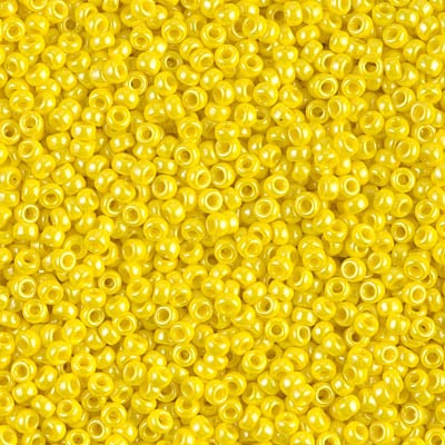 Miyuki 11/0 Seed Beads - 11-422 - Opaque Yellow Luster