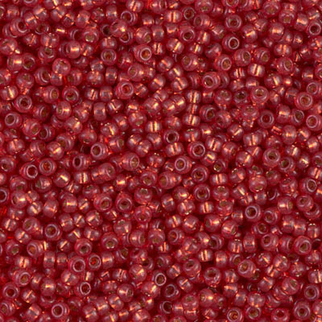 Miyuki 11/0 Seed Beads - 11-4234 - Duracoat Silverlined Dyed Watermelon