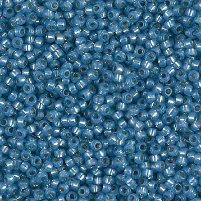 Miyuki 11/0 Seed Beads - 11-4242 - Duracoat Silverlined Dyed Aqua