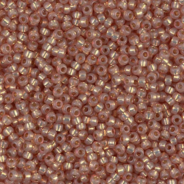 Miyuki 11/0 Seed Beads - 11-4243 - Duracoat Silverlined Dyed Topaz Gold