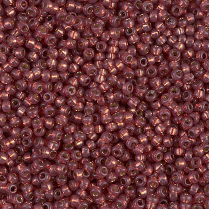 Miyuki 11/0 Seed Beads - 11-4245 - Duracoat Silverlined Dyed Nutmeg