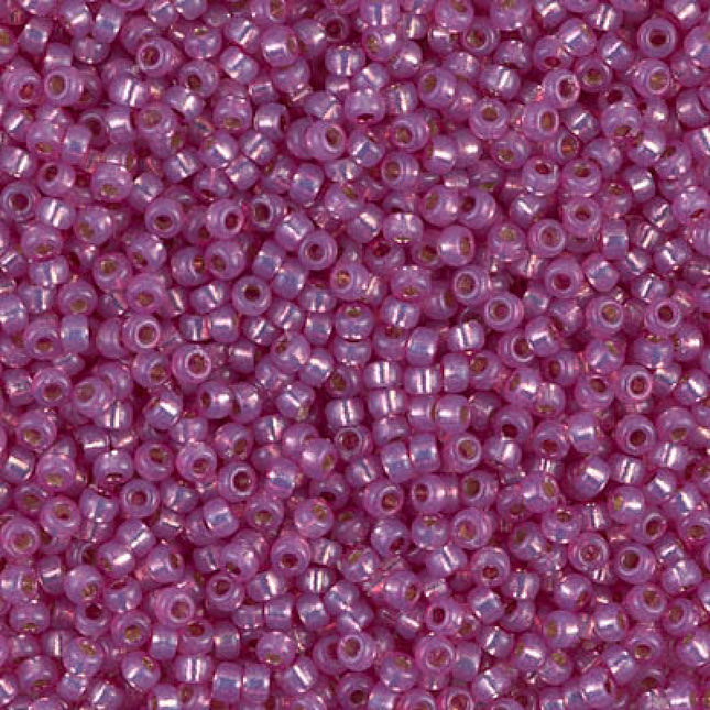 Miyuki 11/0 Seed Beads - 11-4246 - Duracoat Silverlined Dyed Lilac