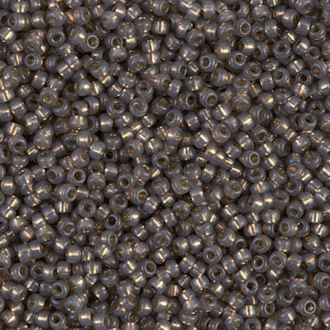 Miyuki 11/0 Seed Beads - 11-4250 - Duracoat Silverlined Dyed Taupe