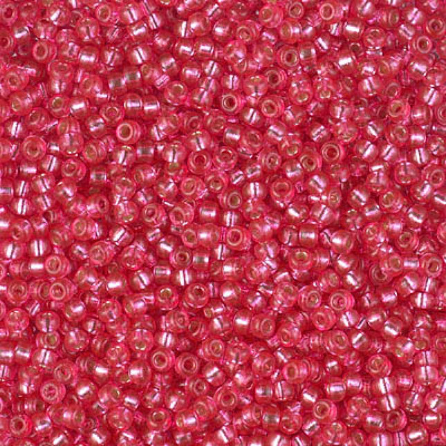 Miyuki 11/0 Seed Beads - 11-4266 - Duracoat Silverlined Dyed Hibiscus