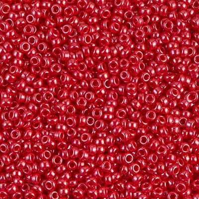 Miyuki 11/0 Seed Beads - 11-426 - Opaque Red Luster