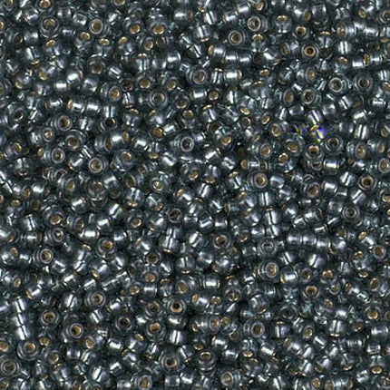 Miyuki 11/0 Seed Beads - 11-4275 - Duracoat Silverlined Dyed Light Blue Steel