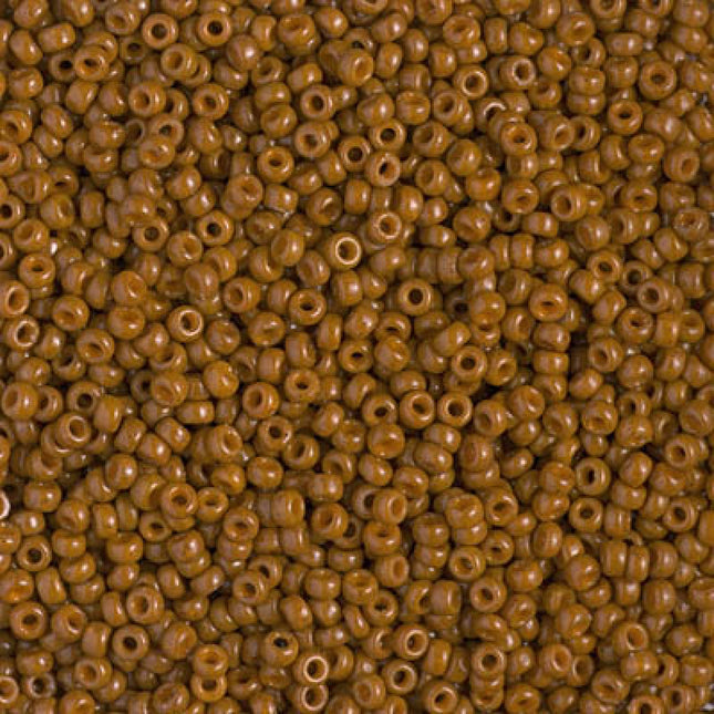 Miyuki 11/0 Seed Beads - 11-4459 - Duracoat Dyed Opaque Sienna