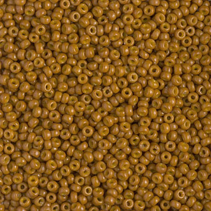 Miyuki 11/0 Seed Beads - 11-4460 - Duracoat Dyed Opaque Toast