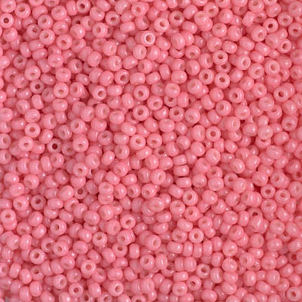 Miyuki 11/0 Seed Beads - 11-4465 - Duracoat Dyed Opaque Guava