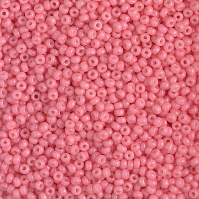 Miyuki 11/0 Seed Beads - 11-4465 - Duracoat Dyed Opaque Guava