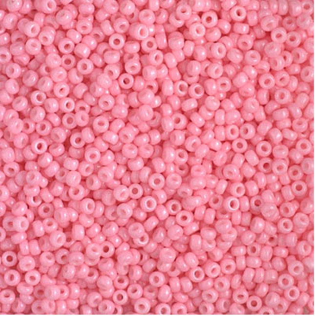 Miyuki 11/0 Seed Beads - 11-4466 - Duracoat Dyed Opaque Light Carnation