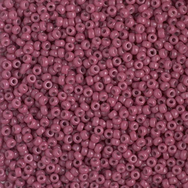 Miyuki 11/0 Seed Beads - 11-4468 - Duracoat Dyed Opaque Pansy