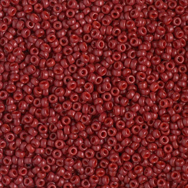 Miyuki 11/0 Seed Beads - 11-4469 - Duracoat Dyed Opaque Jujube