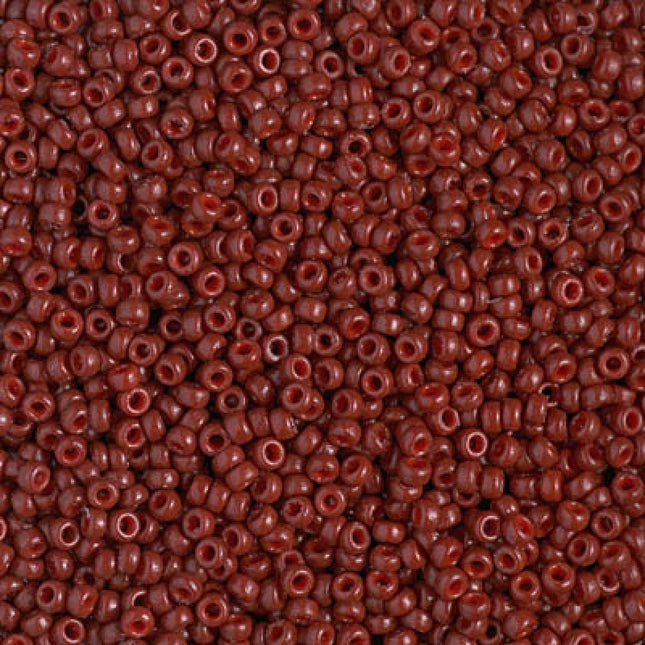 Miyuki 11/0 Seed Beads - 11-4470 - Duracoat Dyed Opaque Maroon