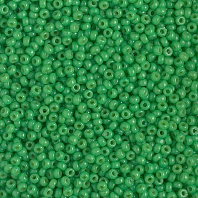Miyuki 11/0 Seed Beads - 11-4476 - Duracoat Opaque Fiji Green