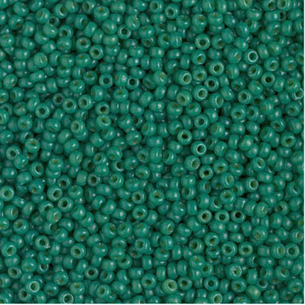 Miyuki 11/0 Seed Beads - 11-4477 - Duracoat Dyed Opaque Spruce
