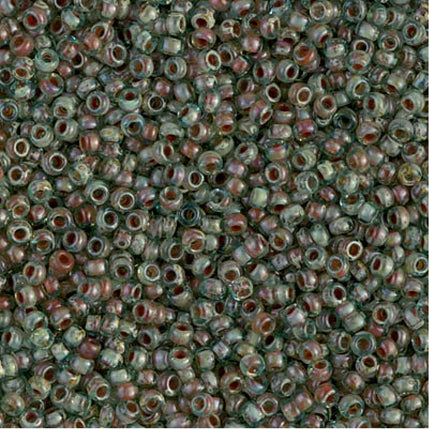 Miyuki 11/0 Seed Beads - 11-4506 - Transparent Sea Foam Picasso