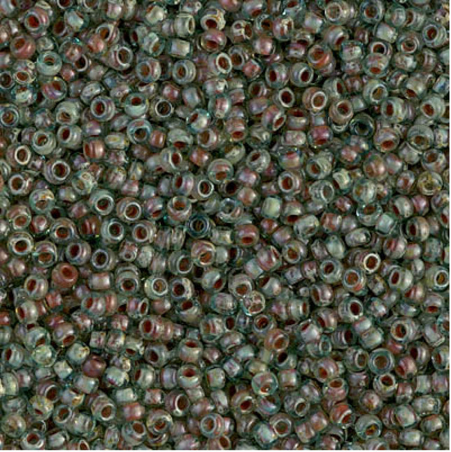 Miyuki 11/0 Seed Beads - 11-4506 - Transparent Sea Foam Picasso