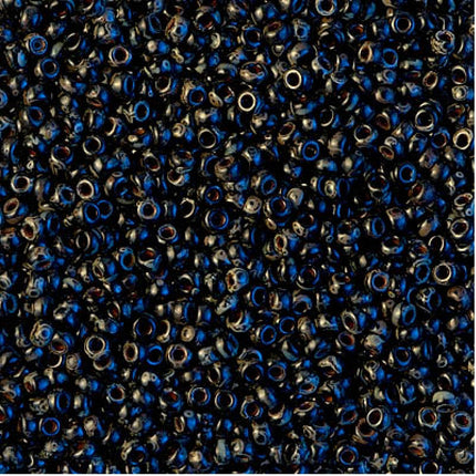 Miyuki 11/0 Seed Beads - 11-4511 - Black Picasso