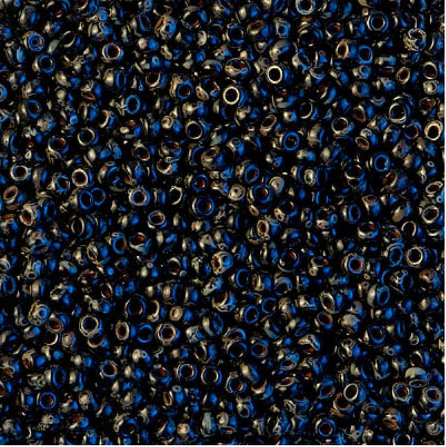 Miyuki 11/0 Seed Beads - 11-4511 - Black Picasso