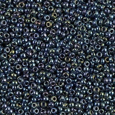 Miyuki 11/0 Seed Beads - 11-456 - Gun Metallic Iris