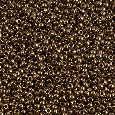 Miyuki 11/0 Seed Beads - 11-457 - Metallic Dk Bronze