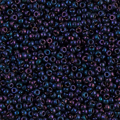 Miyuki 11/0 Seed Beads - 11-0469 - Metallic Bronze Eggplant Iris