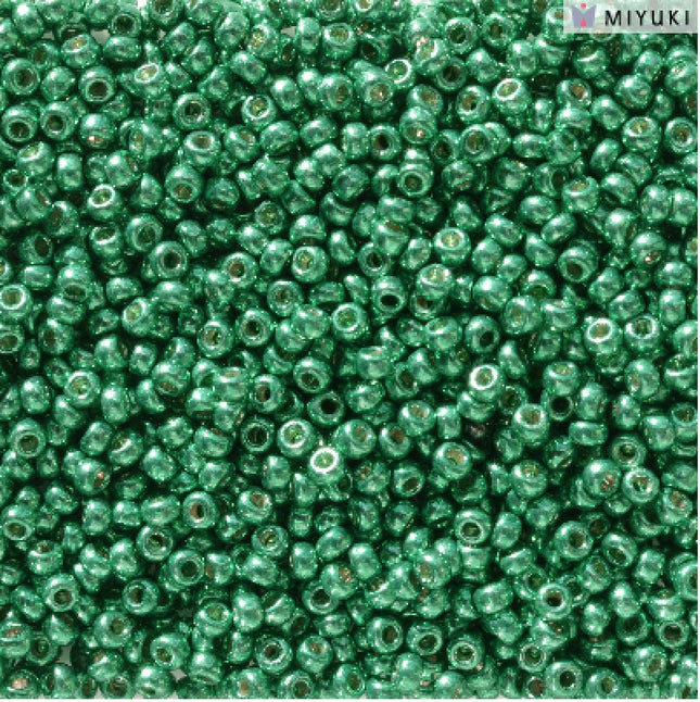 Miyuki 11/0 Seed Beads - 11-5106 - Duracoat Galvanized Dark Aqua Green