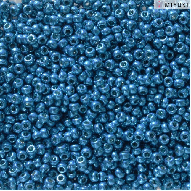 Miyuki 11/0 Seed Beads - 11-5114 - Duracoat Galvanized Dark Capri Blue