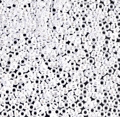 Miyuki 11/0 Seed Beads - 11-528 - White Ceylon