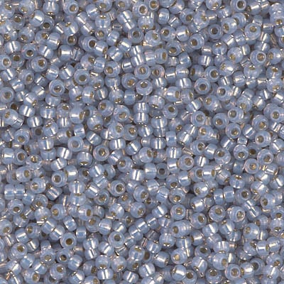 Miyuki 11/0 Seed Beads - 11-576 - Blue Grey Alabaster Silver