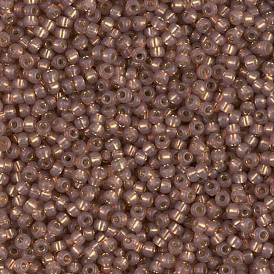 Miyuki 11/0 Seed Beads - 11-641 - Bronze Alabaster Silver Lined Dyed