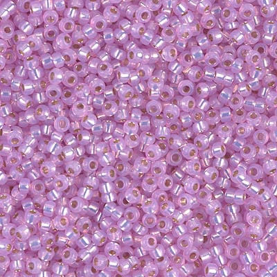 Miyuki 11/0 Seed Beads - 11-644 - Pink Alabaster Silver Lined Dyed