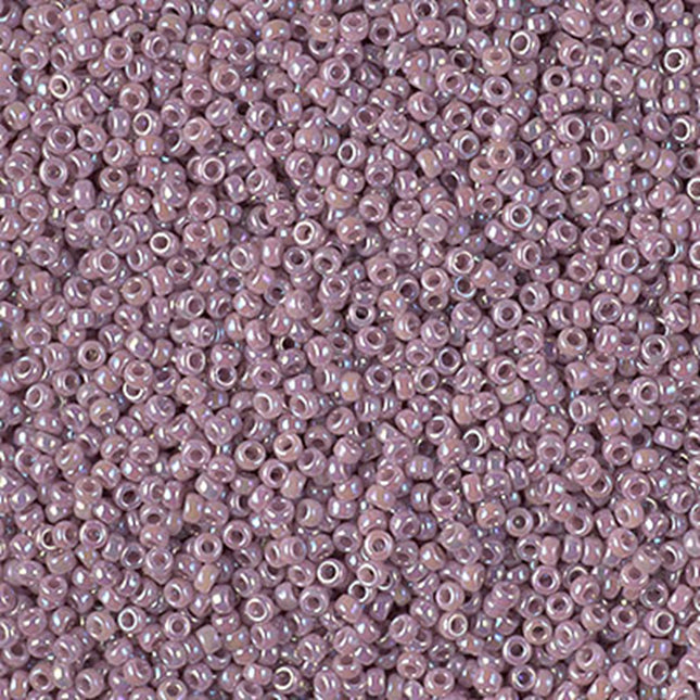 Miyuki 15/0 Seed Beads - 15-478 - Opaque Mauve AB