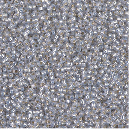 Miyuki 15/0 Seed Beads - 15-576 - Dyed Smoky Opal Silverlined Alabaster