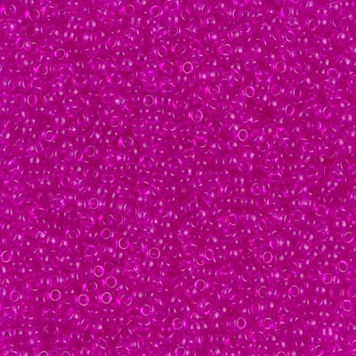 Miyuki 15/0 Seed Beads - 15-1310 - Dyed Transparent Fuschia