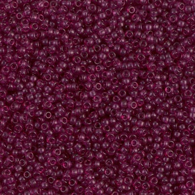 Miyuki 15/0 Seed Beads - 15-1312 - Dyed Transparent Wine