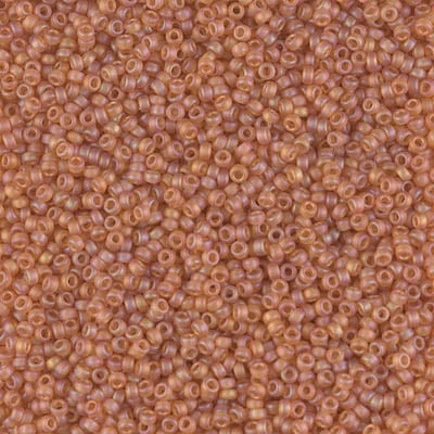 Miyuki 15/0 Seed Beads - 15-133FR - Matte Transparent Topaz AB