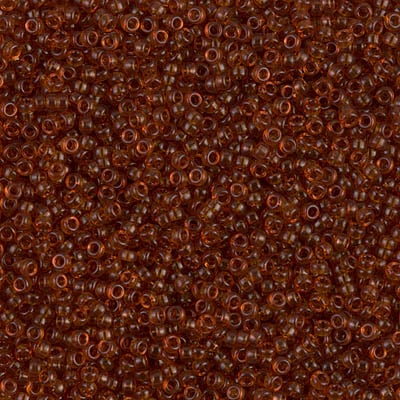 Miyuki 15/0 Seed Beads - 15-134 - Transparent Dark Topaz