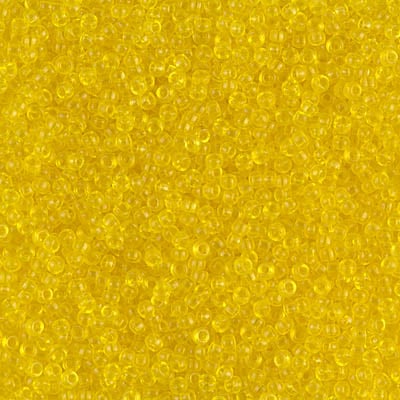 Miyuki 15/0 Seed Beads - 15-136 - Transparent Yellow