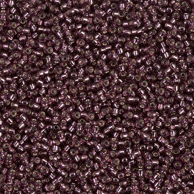Miyuki 15/0 Seed Beads - 15-013 - Silverlined Dark Smoky Amethyst