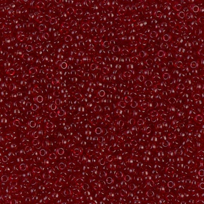 Miyuki 15/0 Seed Beads - 15-141D - Transparent Dark Ruby
