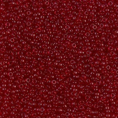Miyuki 15/0 Seed Beads - 15-141 - Transparent Ruby