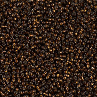 Miyuki 15/0 Seed Beads - 15-1429 - Dyed Silverlined Dark Topaz