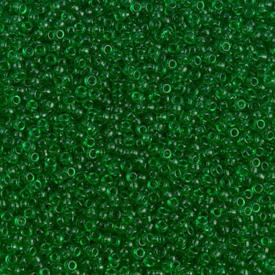 Miyuki 15/0 Seed Beads - 15-146 - Transparent Green