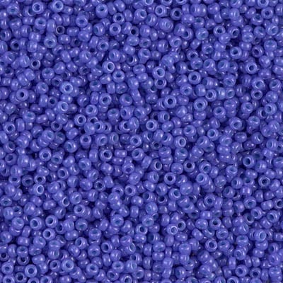 Miyuki 15/0 Seed Beads - 15-1486 - Dyed Opaque Bright Purple