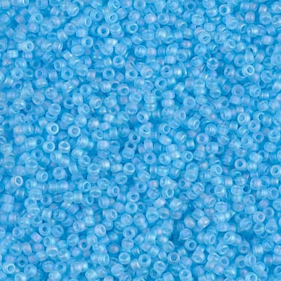Miyuki 15/0 Seed Beads - 15-148FR - Matte Transparent Aqua AB