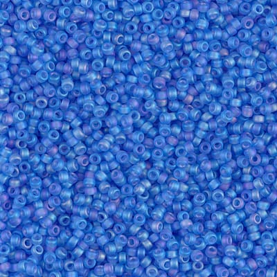 Miyuki 15/0 Seed Beads - 15-150FR - Matte Transparent Sapphire AB